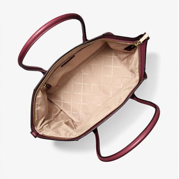 $628-NWT -Michael Kors Avril Extra-Large Tote 100% Leather-100% Suede - Picture 8 of 8